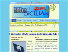 Tablet Screenshot of blusicilia.it